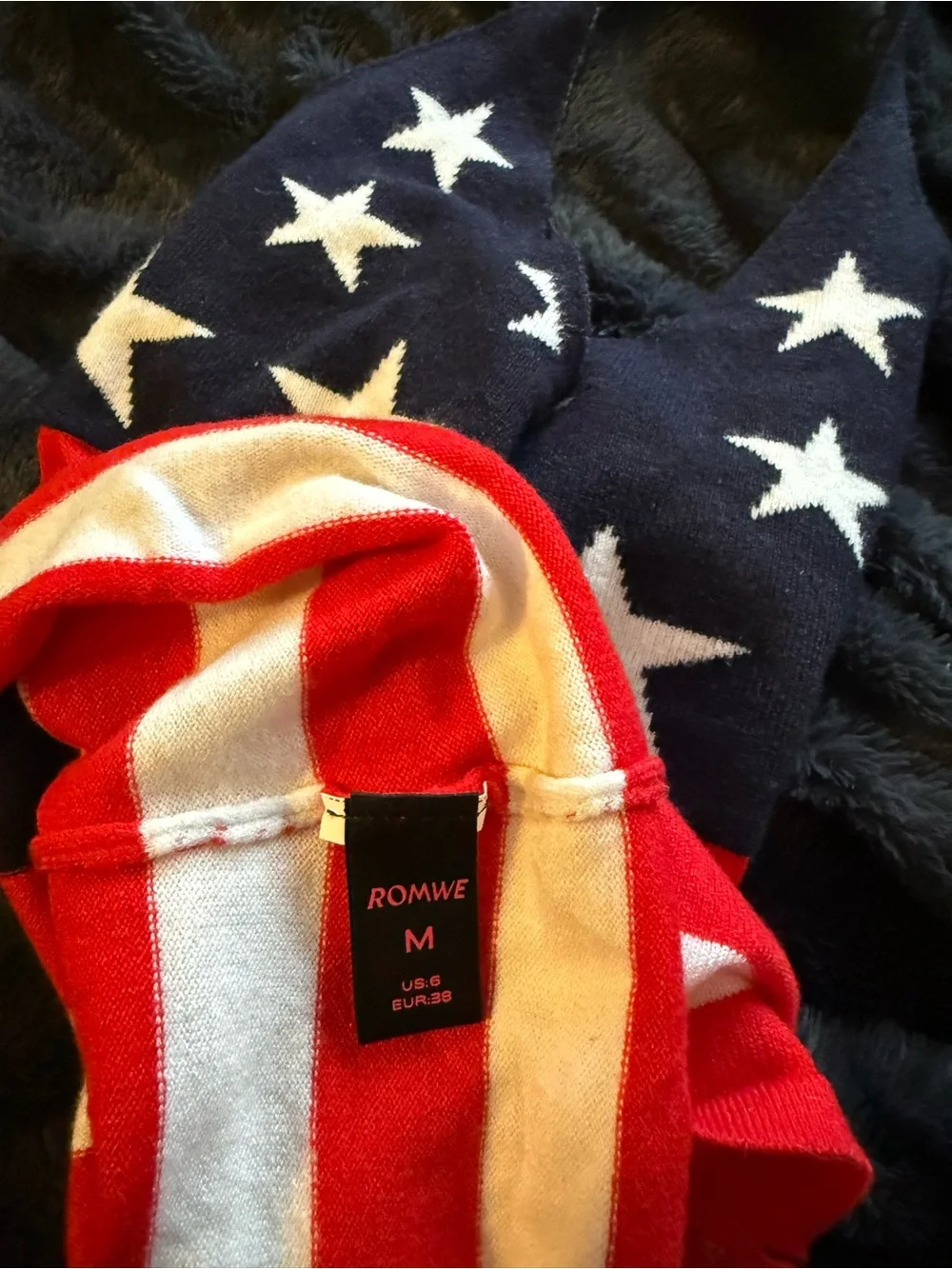 Women’s Stars & Stripes Halter Top - Red, White & Blue - Picture 5 of 5